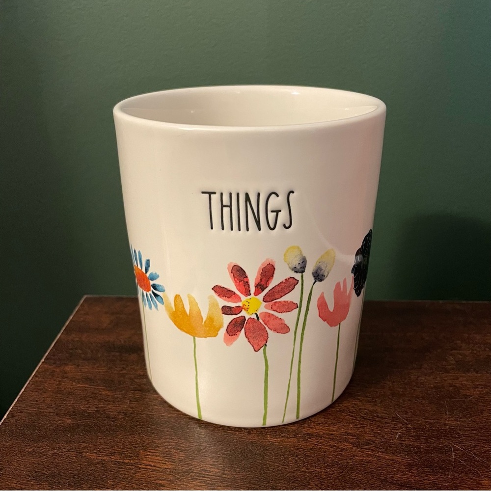 Rae Dunn Floral Things Jar Canister